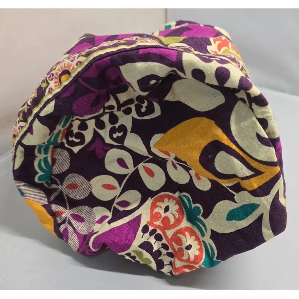 Floral Drawstring Bag With Waterproof Lining cosmetic bag curler bag accessories